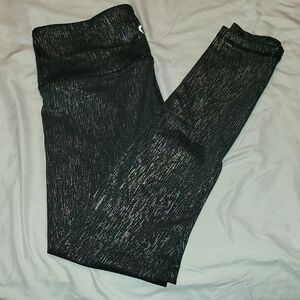 ZYIA Black and Silver Leggings
